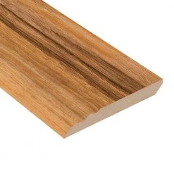 High Gloss Natural Palm 12.7 mm Thick x 3-13/16 in. Wide x 94 in. Length Laminate Wall Base Molding by HOMELEGEND
