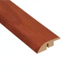 High Gloss Santos Mahogany 1/2 in. Thick x 1-3/4 in. Wide x 94 in. Length Laminate Hard Surface Reducer Molding by HOMELEGEND