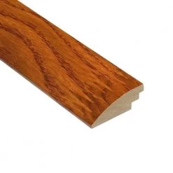 High Gloss Oak Gunstock 1/2 in. Thick x 2 in. Wide x 78 in. Length Hard Surface Reducer Molding by HOMELEGEND