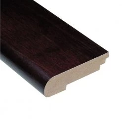Walnut Java 3/4 in. Thick x 3-1/2 in. Wide x 78 in. Length Stair Nose Molding by HOMELEGEND