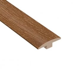 Wire Brushed Heritage Oak 3/8 in. Thick x 2 in. Wide x 78 in. Length T-Molding by HOMELEGEND