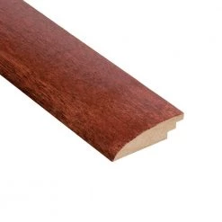 High Gloss Santos Mahogany 3/8 in. Thick x 2 in. Wide x 47 in. Length Hard Surface Reducer Molding by HOMELEGEND