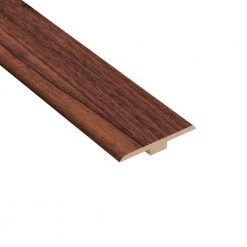 High Gloss Makena Koa 1/4 in. Thick x 1-7/16 in. Wide x 94 in. Length Laminate T-Molding by HOMELEGEND