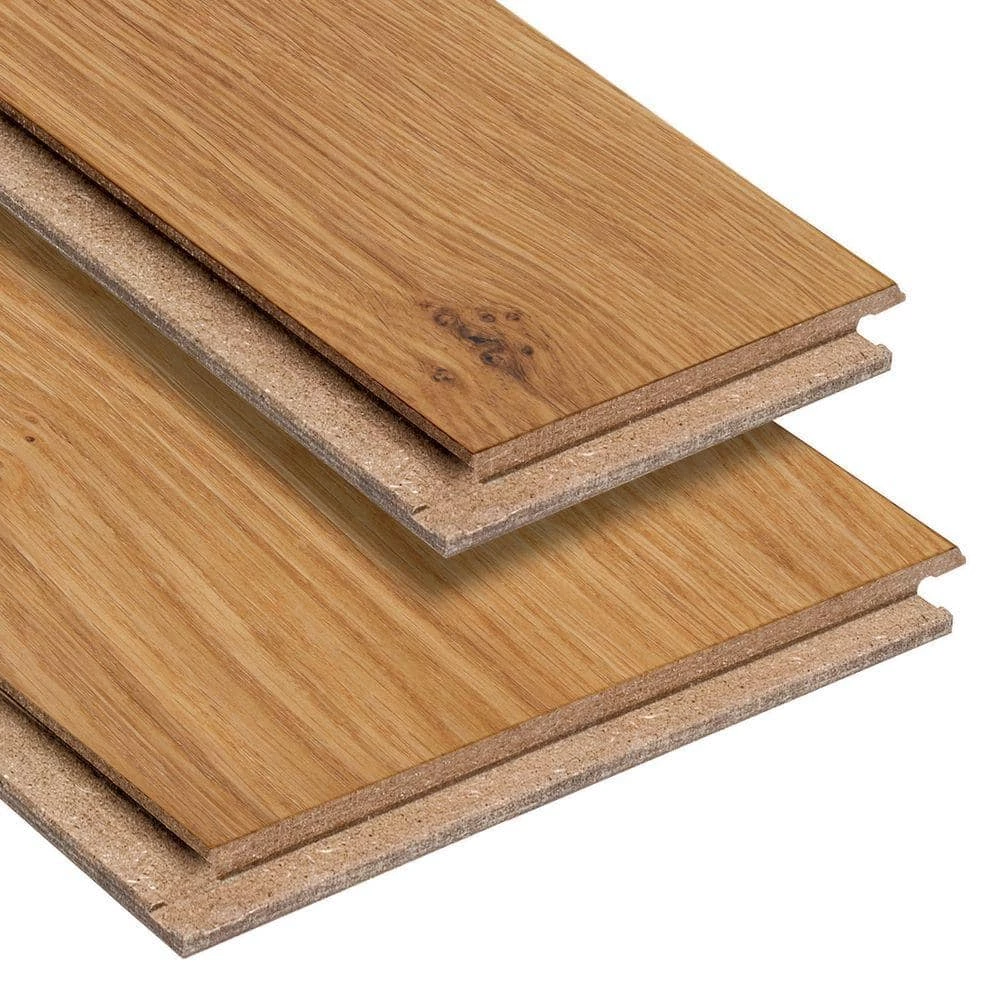 Wire Brushed Barrington Oak 3/8 in. x 3-1/2 in. and 6-1/2 in. x Varying Length Click Lock Hardwood Flr (26.25 sq.ft./cs) by HOMELEGEND 5 Wire Brushed Barrington Oak 3/8 in. x 3-1/2 in. and 6-1/2 in. x Varying Length Click Lock Hardwood Flr (26.25 sq.ft./cs) by HOMELEGEND - Image 3