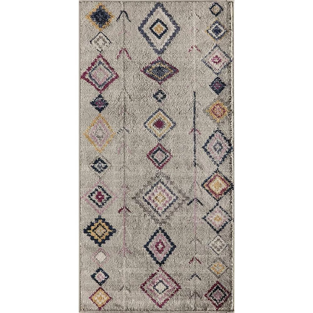 Bodrum Native Grey Multi 2 ft. x 6 ft. Area Rug by CosmoLiving by Cosmopolitan 3 Bodrum Native Grey Multi 2 ft. x 6 ft. Area Rug by CosmoLiving by Cosmopolitan