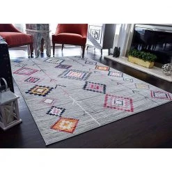 Bodrum Native Grey Multi 2 ft. x4 ft. Area Rug by CosmoLiving by Cosmopolitan 13 Bodrum Native Grey Multi 2 ft. x4 ft. Area Rug by CosmoLiving by Cosmopolitan -HOMELEGEND Sales multi cosmoliving by cosmopolitan area rugs ra27861 4f 1000