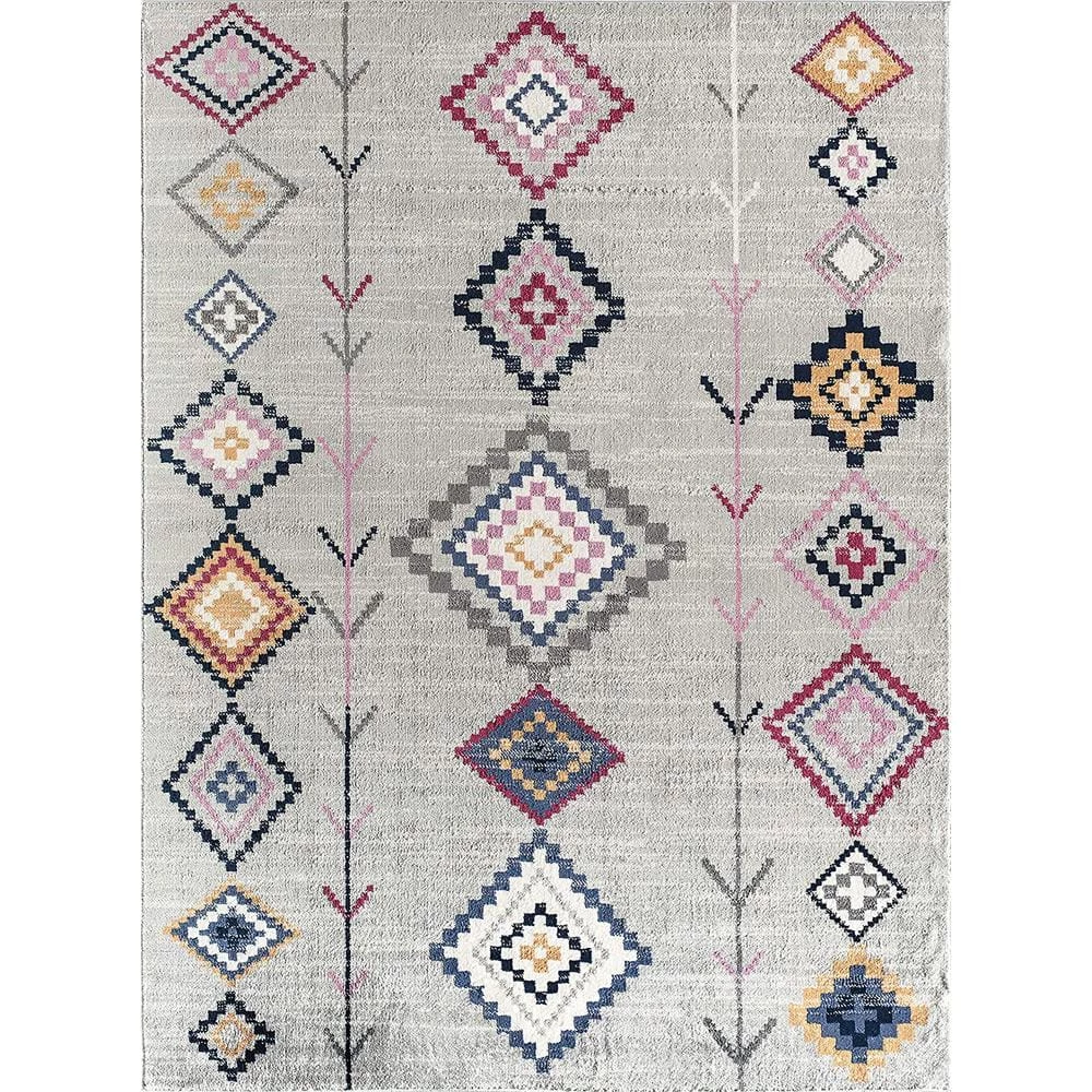 Bodrum Native Grey Multi 2 ft. x4 ft. Area Rug by CosmoLiving by Cosmopolitan 3 Bodrum Native Grey Multi 2 ft. x4 ft. Area Rug by CosmoLiving by Cosmopolitan