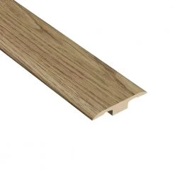 Hickory Natural 1/4 in. Thick x 1-3/8 in. Wide x 94-1/2 in. Length Vinyl T-Molding by HOMELEGEND