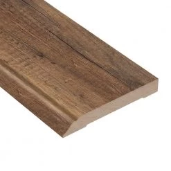 Newport Oak 1/2 in. Thick x 3-13/16 in. Wide x 94 in. Length Laminate Wall Base Molding by HOMELEGEND