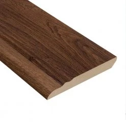 Oak Vital 1/2 in. Thick x 3-13/16 in. Wide x 94 in. Length Laminate Wall Base Molding by HOMELEGEND