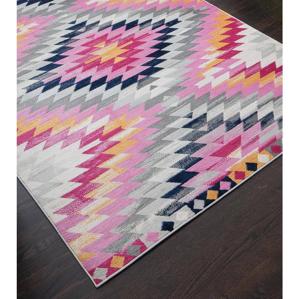 Blume Paola Pink 8 ft. x 10 ft. Area Rug by CosmoLiving by Cosmopolitan 7 Blume Paola Pink 8 ft. x 10 ft. Area Rug by CosmoLiving by Cosmopolitan - Image 5