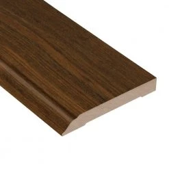 Brazilian Walnut Gala 1/2 in. Thick x 3-1/2 in. Wide x 94 in. Length Wall Base Molding by HOMELEGEND