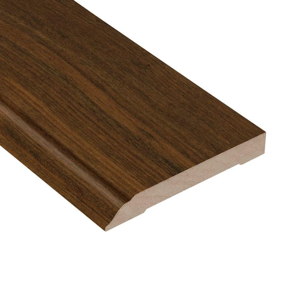 Brazilian Walnut Gala 1/2 in. Thick x 3-1/2 in. Wide x 94 in. Length Wall Base Molding by HOMELEGEND 3 Brazilian Walnut Gala 1/2 in. Thick x 3-1/2 in. Wide x 94 in. Length Wall Base Molding by HOMELEGEND
