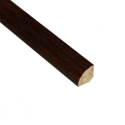 Strand Woven Walnut 3/4 in. Thick x 3/4 in. Wide x 94 in. Length Bamboo Quarter Round Molding by HOMELEGEND