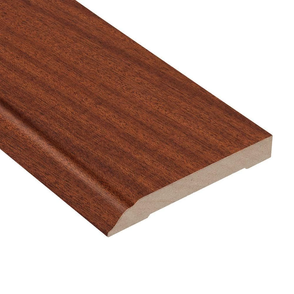 Matte Bailey Mahogany 1/2 in. Thick x 3-1/2 in. Wide x 94 in. Length Wall Base Molding by HOMELEGEND 3 Matte Bailey Mahogany 1/2 in. Thick x 3-1/2 in. Wide x 94 in. Length Wall Base Molding by HOMELEGEND
