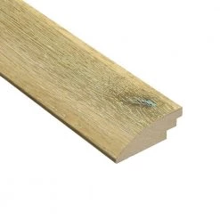 Wire Brushed White Oak 3/8 in. Thick x 2 in. Wide x 78 in. Length Hard Surface Reducer Molding by HOMELEGEND