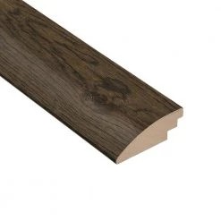 Wire Brushed Hickory Coffee 3/8 in. Thick x 2 in. Wide x 78 in. Length Hard Surface Reducer Molding by HOMELEGEND