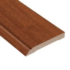Cimarron Mahogany 1/2 in. Thick x 3-1/2 in. Wide x 94 in. Length Wall Base Molding by HOMELEGEND