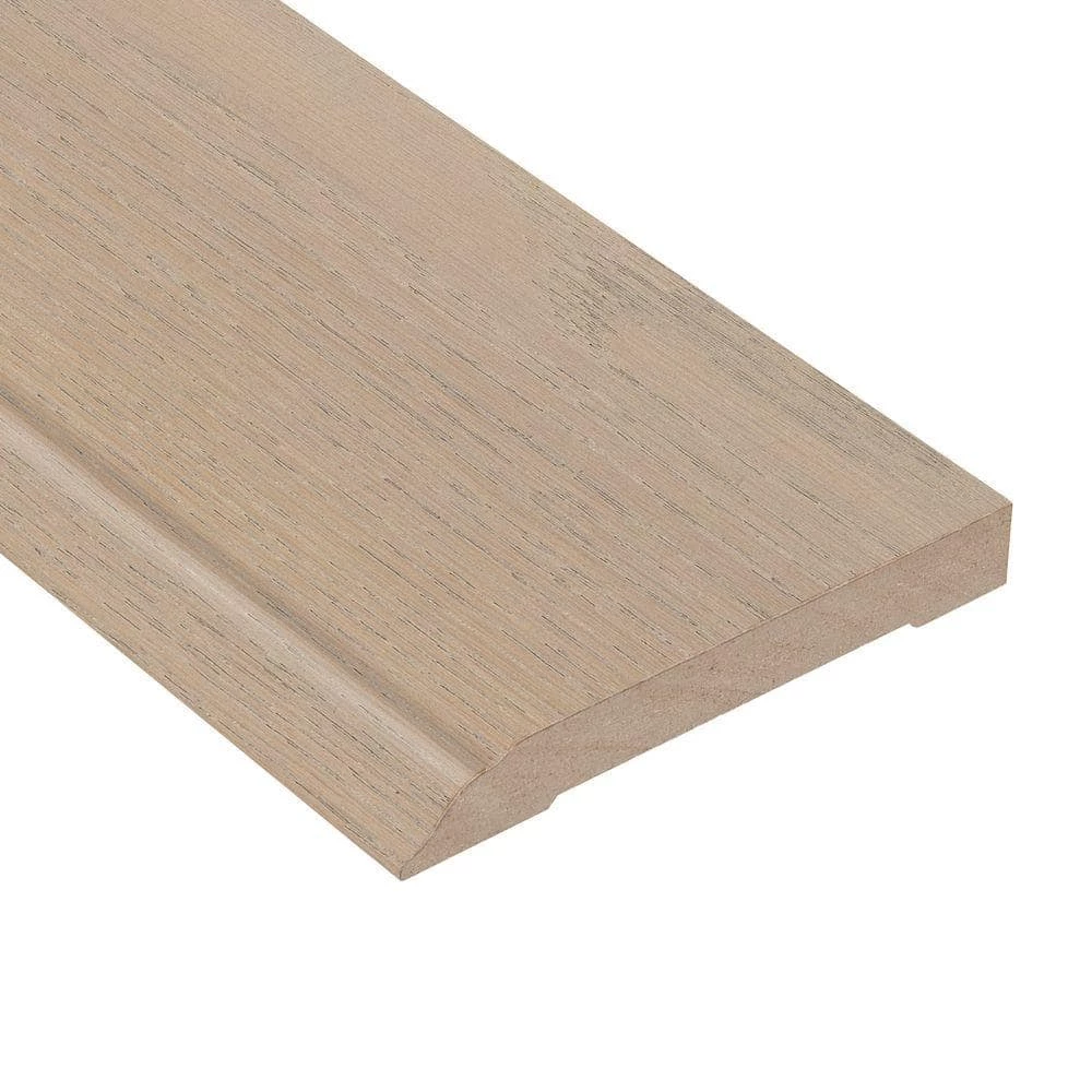 Wire Brushed Oak Frost 1/2 in. Thick x 3-1/2 in. Wide x 94 in. Length Wall Base Molding by HOMELEGEND 3 Wire Brushed Oak Frost 1/2 in. Thick x 3-1/2 in. Wide x 94 in. Length Wall Base Molding by HOMELEGEND