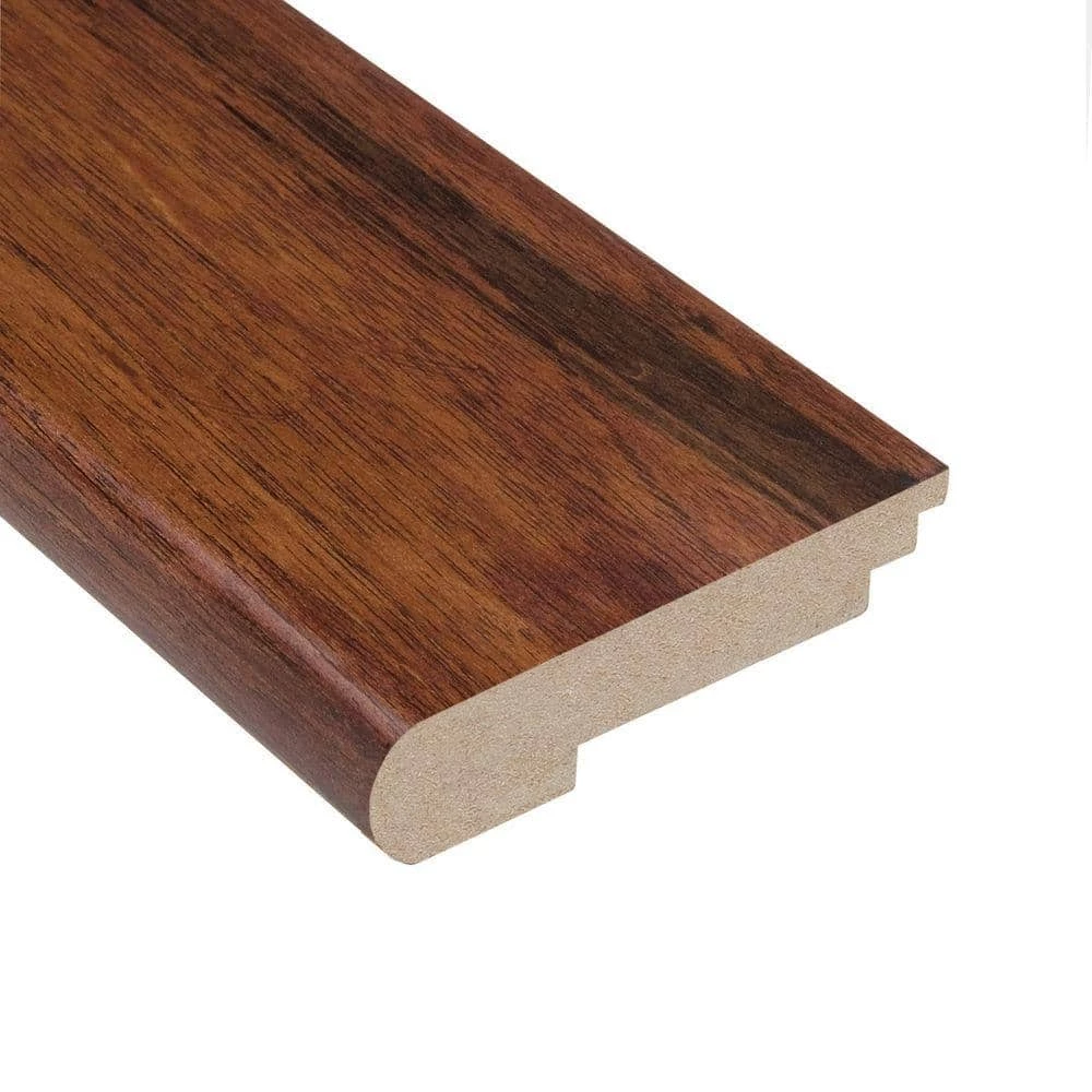 Manchurian Walnut 3/8 in. Thick x 3-3/8 in. Wide x 78 in. Length Stair Nose Molding by HOMELEGEND 3 Manchurian Walnut 3/8 in. Thick x 3-3/8 in. Wide x 78 in. Length Stair Nose Molding by HOMELEGEND