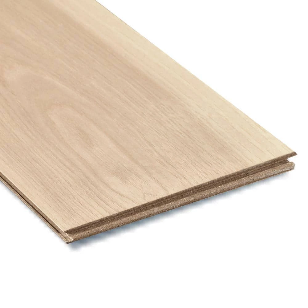 Refined Hickory 3/8 in. T x 6-1/2 in. W x Varying Length Water Resistant Click Lock Hardwood Flooring (25.73 sq. ft.) by HOMELEGEND 7 Refined Hickory 3/8 in. T x 6-1/2 in. W x Varying Length Water Resistant Click Lock Hardwood Flooring (25.73 sq. ft.) by HOMELEGEND - Image 5