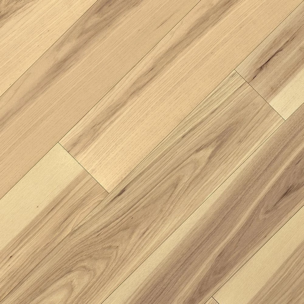 Refined Hickory 3/8 in. T x 6-1/2 in. W x Varying Length Water Resistant Click Lock Hardwood Flooring (25.73 sq. ft.) by HOMELEGEND 3 Refined Hickory 3/8 in. T x 6-1/2 in. W x Varying Length Water Resistant Click Lock Hardwood Flooring (25.73 sq. ft.) by HOMELEGEND