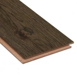 Wire Brushed Ashor Hickory 3/8 in. T x 5 in. W x Varying Length Click Lock Eng Hardwood Flooring (19.686 sq. ft. / case) by HOMELEGEND -HOMELEGEND Sales smooth homelegend engineered hardwood hl349h 31 1000