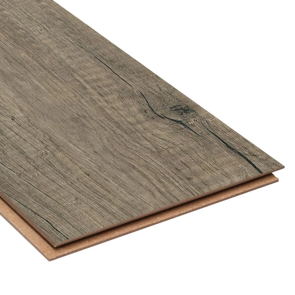 Textured Oak Carolina 12 mm Thick x 6.34 in. Wide x 47.72 in. Length Laminate Flooring (756 sq. ft. / pallet) by HOMELEGEND 6 Textured Oak Carolina 12 mm Thick x 6.34 in. Wide x 47.72 in. Length Laminate Flooring (756 sq. ft. / pallet) by HOMELEGEND - Image 4