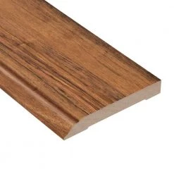 Vancouver Walnut 1/2 in. Thick x 3-13/16 in. Wide x 94 in. Length Laminate Wall Base Molding by HOMELEGEND