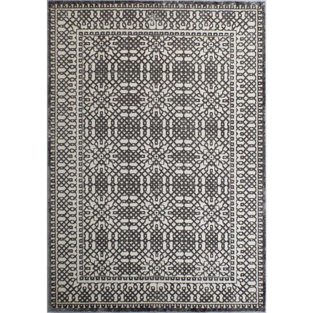 Hazel Helena Sterling Vintage White 8 ft. x 10 ft. Area Rug by CosmoLiving by Cosmopolitan 7 Hazel Helena Sterling Vintage White 8 ft. x 10 ft. Area Rug by CosmoLiving by Cosmopolitan - Image 5