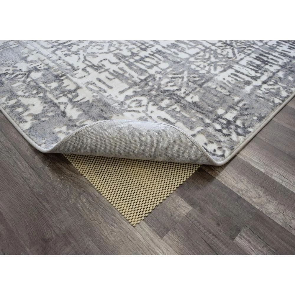 Willow Laurel Royal Silk White 5 ft. x 7 ft. Geometric Vintage Area Rug by CosmoLiving by Cosmopolitan 5 Willow Laurel Royal Silk White 5 ft. x 7 ft. Geometric Vintage Area Rug by CosmoLiving by Cosmopolitan - Image 3