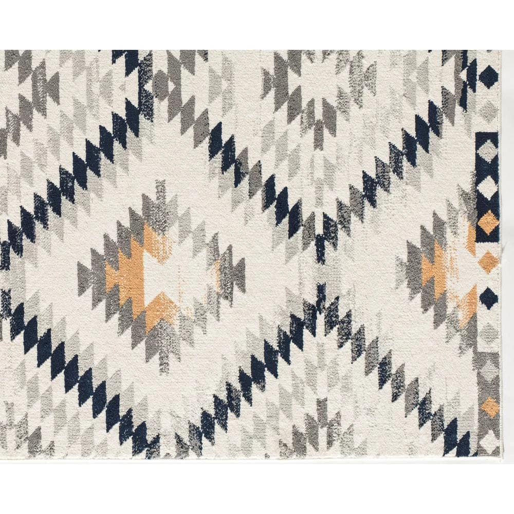 Bodrum Soleil Kilim White Tribal 8 ft. x 12 ft. Area Rug by CosmoLiving by Cosmopolitan 5 Bodrum Soleil Kilim White Tribal 8 ft. x 12 ft. Area Rug by CosmoLiving by Cosmopolitan - Image 3
