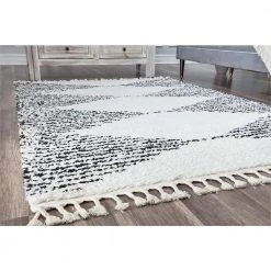 Mason Shag Heath White 5 ft. x 7 ft. Area Rug by CosmoLiving by Cosmopolitan 11 Mason Shag Heath White 5 ft. x 7 ft. Area Rug by CosmoLiving by Cosmopolitan -HOMELEGEND Sales white cosmoliving by cosmopolitan area rugs ra28193 1f 1000