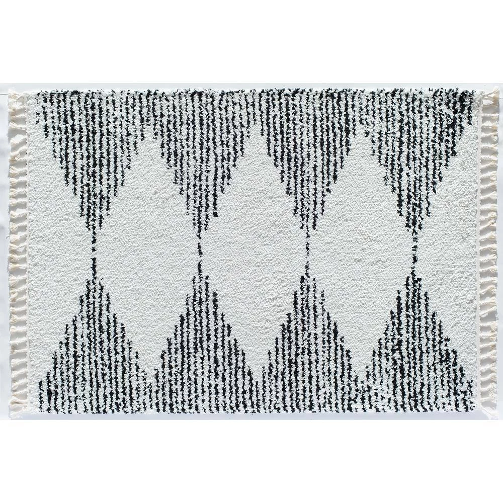 Mason Shag Heath White 8 ft. x 10 ft. Area Rug by CosmoLiving by Cosmopolitan 3 Mason Shag Heath White 8 ft. x 10 ft. Area Rug by CosmoLiving by Cosmopolitan
