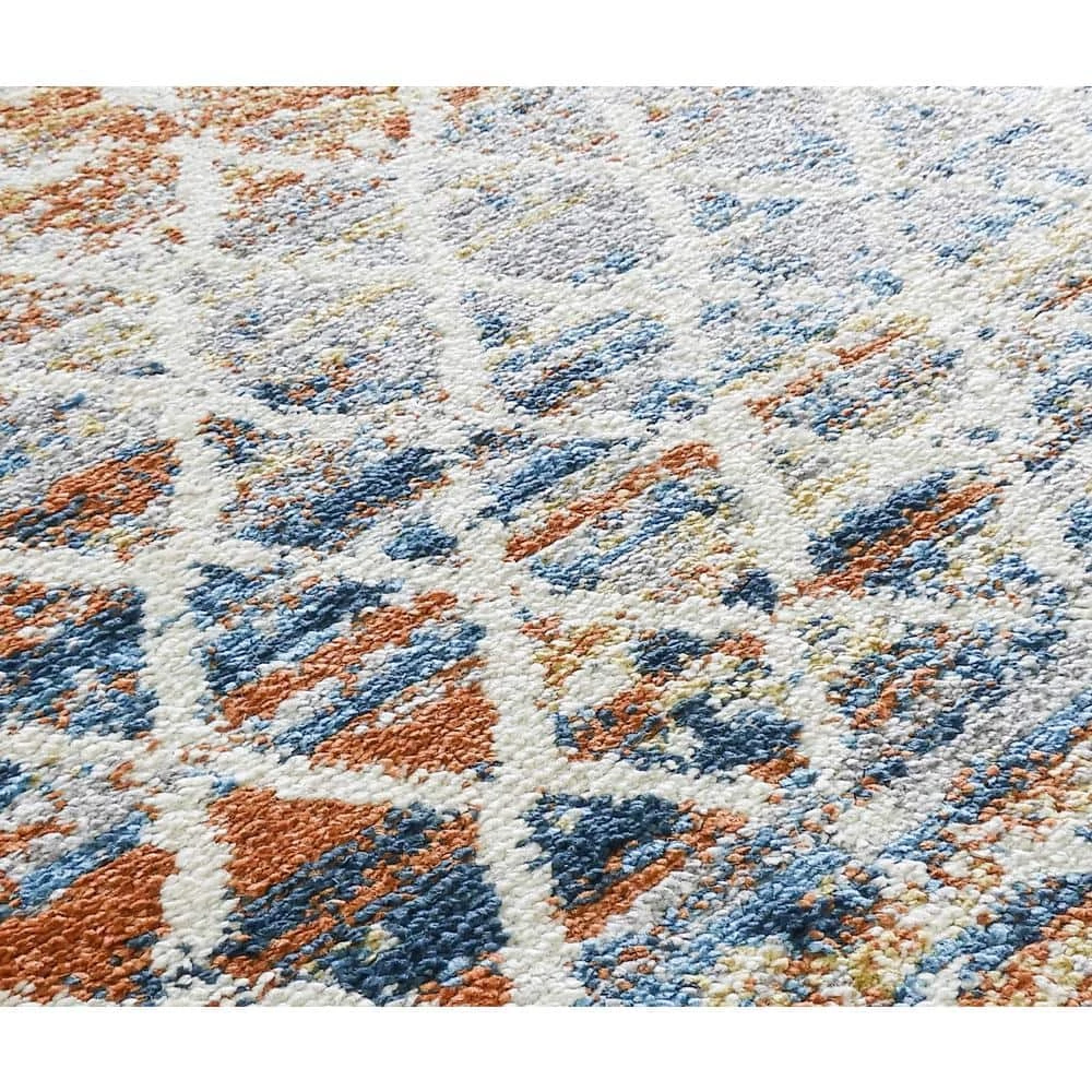 Taylor Tribal Harvest Brown 9 ft. x 12 ft. Vintage Area Rug by CosmoLiving by Cosmopolitan 6 Taylor Tribal Harvest Brown 9 ft. x 12 ft. Vintage Area Rug by CosmoLiving by Cosmopolitan - Image 4