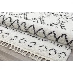 Mason Shag Shadow Gray White 2 ft x 4 ft. Rectangle Oriental Polypropylene Area Rug by CosmoLiving by Cosmopolitan 11 Mason Shag Shadow Gray White 2 ft x 4 ft. Rectangle Oriental Polypropylene Area Rug by CosmoLiving by Cosmopolitan -HOMELEGEND Sales white cosmoliving by cosmopolitan area rugs ra28934 66 1000