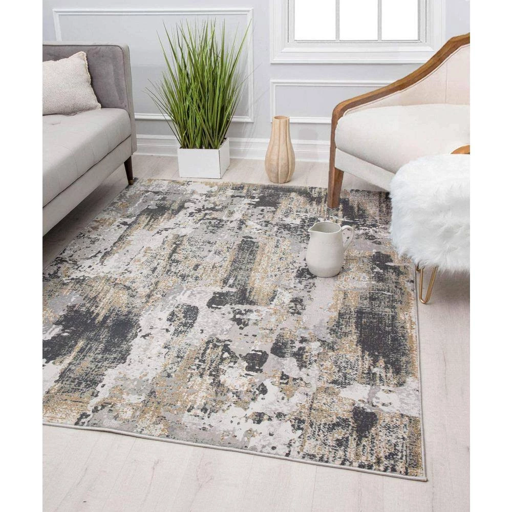 Auden White 8 ft. x 10 ft. Area Rug by CosmoLiving by Cosmopolitan 4 Auden White 8 ft. x 10 ft. Area Rug by CosmoLiving by Cosmopolitan - Image 2
