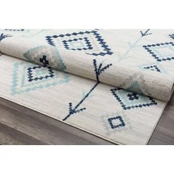 Soleil Native Ice White 8 ft. x 12 ft. Tribal Moroccan Area Rug by CosmoLiving by Cosmopolitan -HOMELEGEND Sales white cosmoliving by cosmopolitan area rugs ra30452 66 1000