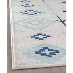 Soleil Native Ice White 8 ft. x 12 ft. Tribal Moroccan Area Rug by CosmoLiving by Cosmopolitan -HOMELEGEND Sales white cosmoliving by cosmopolitan area rugs ra30452 c3 1000