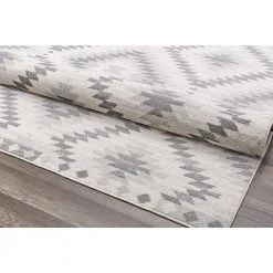 Soleil Kilim Silver White 8 ft. x 12 ft. Tribal Moroccan Area Rug by CosmoLiving by Cosmopolitan 11 Soleil Kilim Silver White 8 ft. x 12 ft. Tribal Moroccan Area Rug by CosmoLiving by Cosmopolitan -HOMELEGEND Sales white cosmoliving by cosmopolitan area rugs ra30473 66 1000