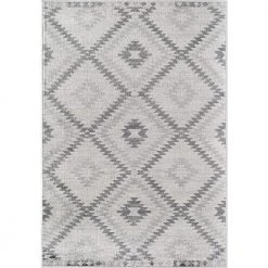 Soleil Kilim White Tribal Moroccan 8 ft. x 12 ft. Area Rug by CosmoLiving by Cosmopolitan