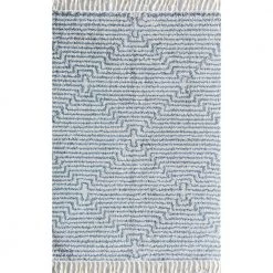 White 5 ft. x 7 ft. Slow Burn Stripe Modern Area Rug by CosmoLiving by Cosmopolitan