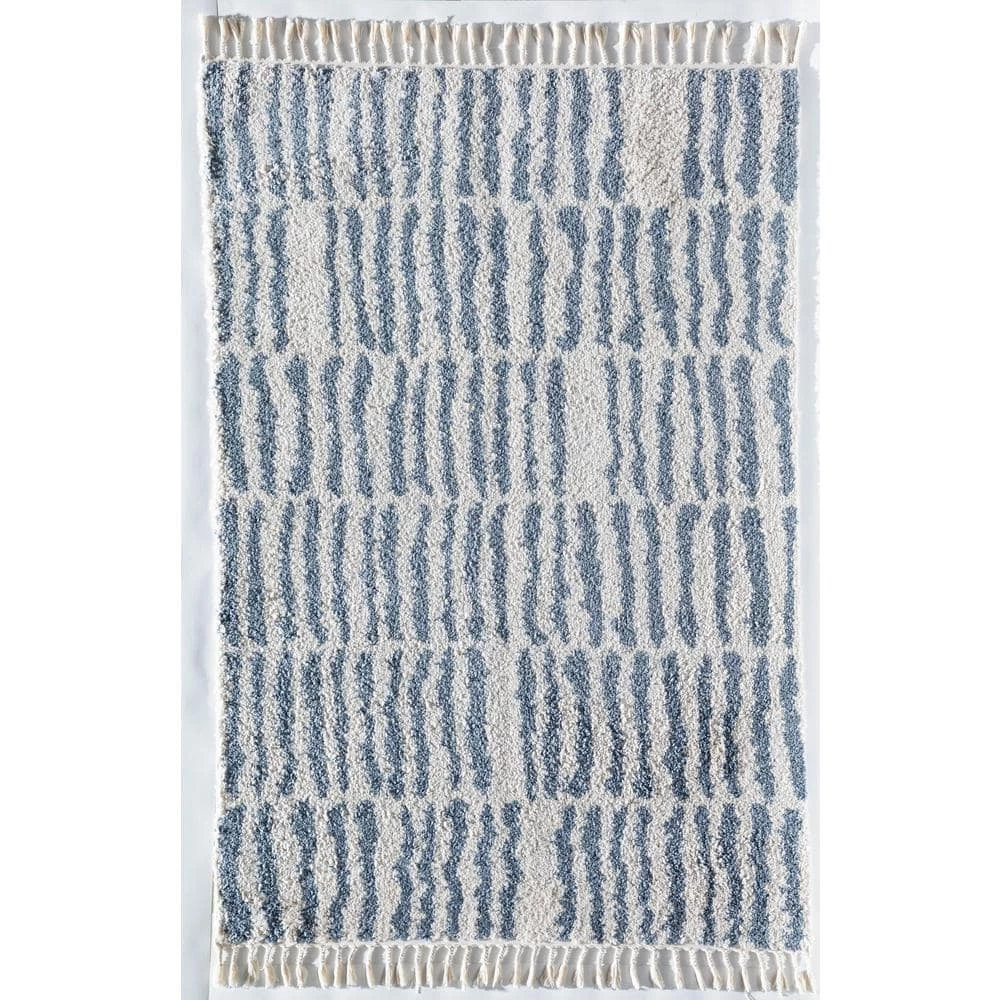 Winter's Eve Geometric Modern White 8 ft. x 10 ft. Area Rug by CosmoLiving by Cosmopolitan 3 Winter's Eve Geometric Modern White 8 ft. x 10 ft. Area Rug by CosmoLiving by Cosmopolitan