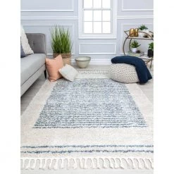 Ice Frost White 5 ft. x 7 ft. Stripe Shag Area Rug by CosmoLiving by Cosmopolitan 11 Ice Frost White 5 ft. x 7 ft. Stripe Shag Area Rug by CosmoLiving by Cosmopolitan -HOMELEGEND Sales white cosmoliving by cosmopolitan area rugs ra32605 31 1000