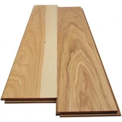 Wire Brushed Natural Hickory 3/8 in. T x 5 in. Wide x Varying Length Click Lock Hardwood Flooring (19.69 sq. ft. /case) by HOMELEGEND 9 Wire Brushed Natural Hickory 3/8 in. T x 5 in. Wide x Varying Length Click Lock Hardwood Flooring (19.69 sq. ft. /case) by HOMELEGEND -HOMELEGEND Sales wire brushed natural hickory homelegend engineered hardwood hl199h 31 1000