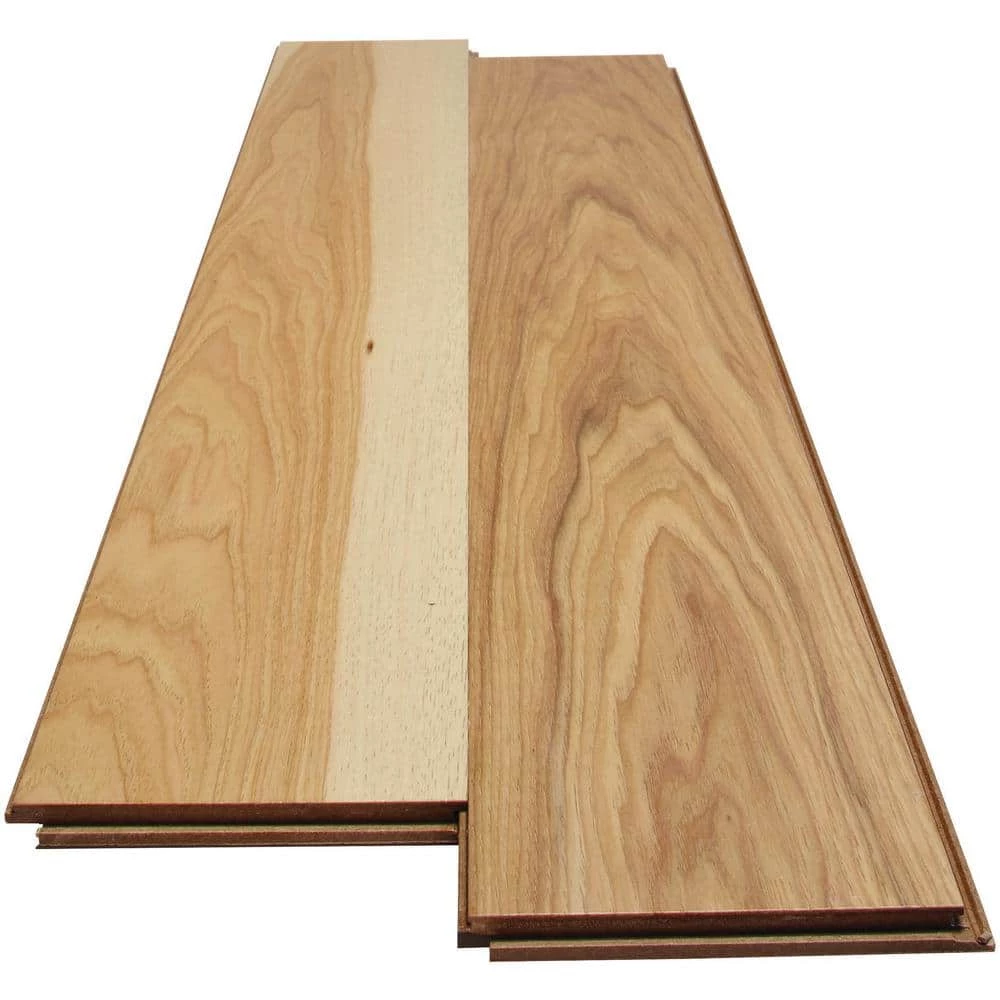 Wire Brushed Natural Hickory 3/8 in. T x 5 in. Wide x Varying Length Click Lock Hardwood Flooring (19.69 sq. ft. /case) by HOMELEGEND 6 Wire Brushed Natural Hickory 3/8 in. T x 5 in. Wide x Varying Length Click Lock Hardwood Flooring (19.69 sq. ft. /case) by HOMELEGEND - Image 4