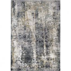 Auden Astor Yellow Transitional Abstract 8 ft. x 10 ft. Area Rug by CosmoLiving by Cosmopolitan