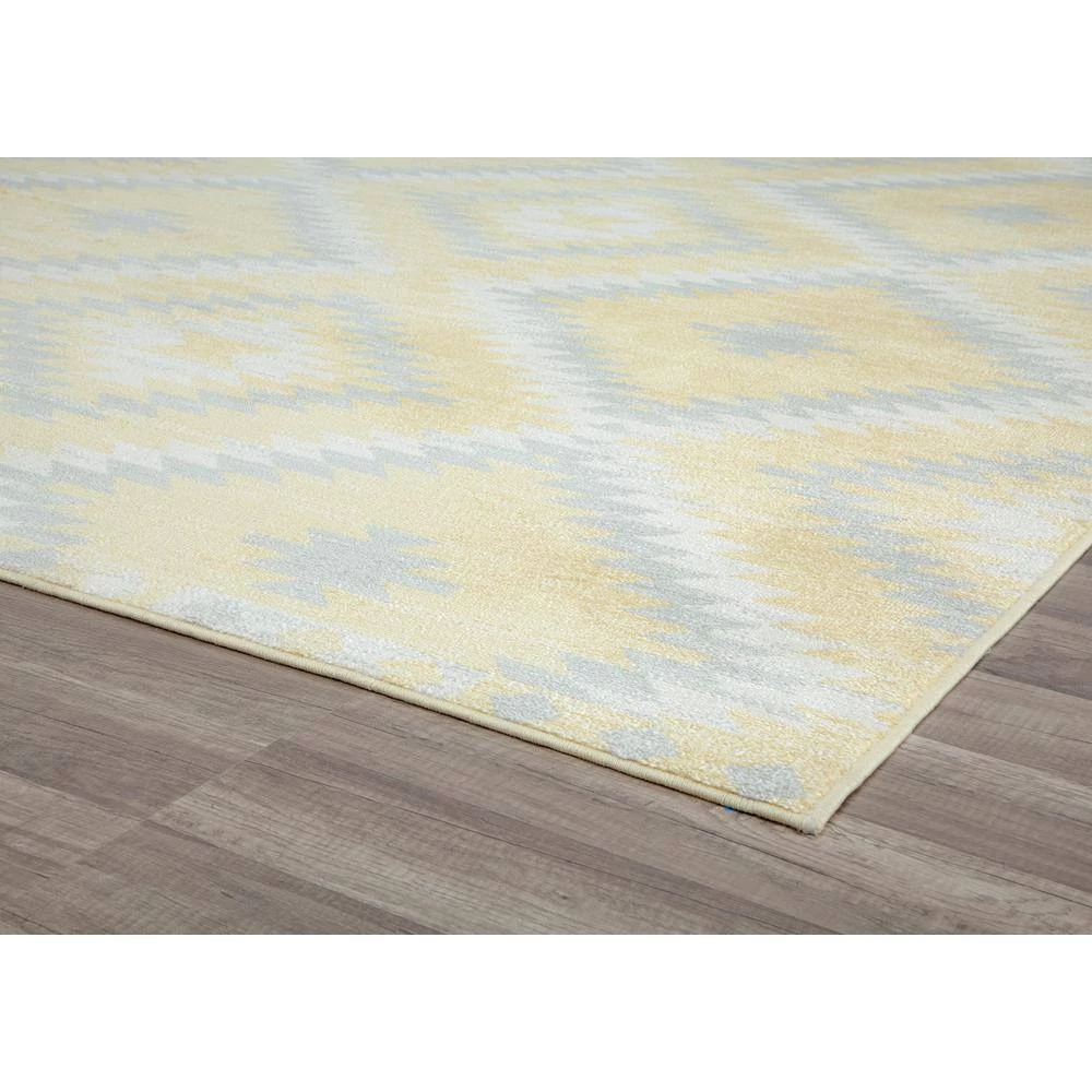 Bodrum Sunflower Yellow 8 ft. x 10 ft. Area Rug by CosmoLiving by Cosmopolitan 5 Bodrum Sunflower Yellow 8 ft. x 10 ft. Area Rug by CosmoLiving by Cosmopolitan - Image 3